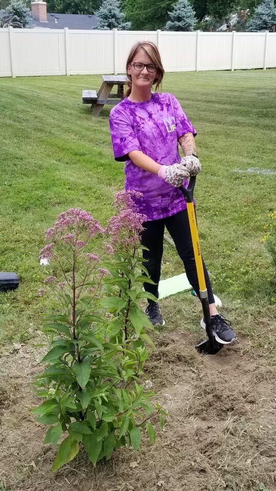 Caring Place's new meditation garden blossoms overnight for troubled clients